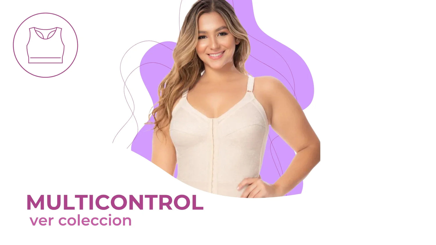 Ropa interior multicontrol brasier y panties