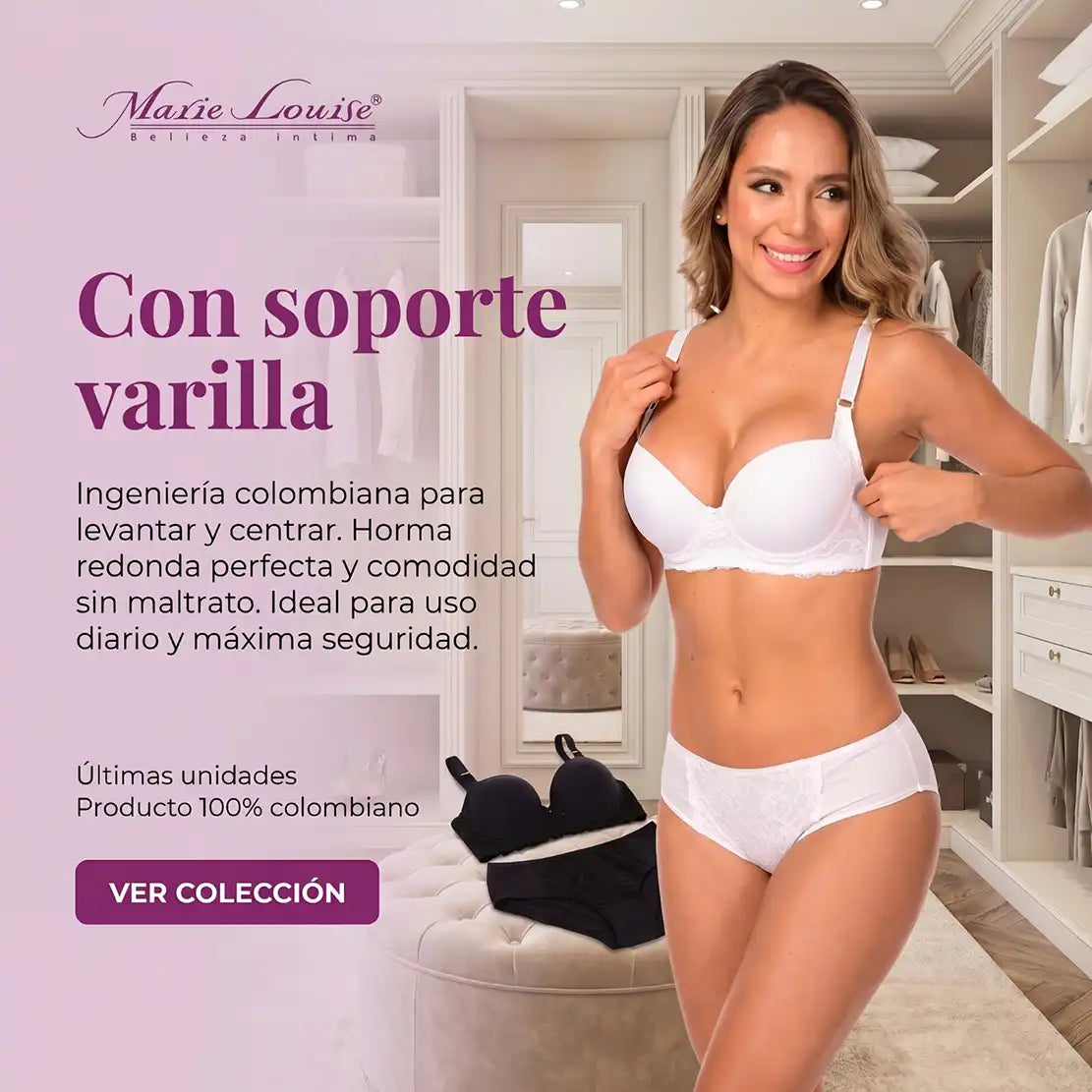 Bra con soporte / varilla