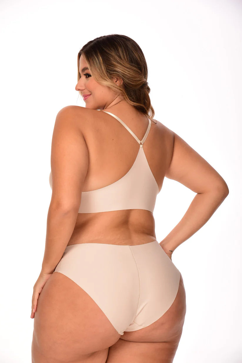 Brasier con abrochadura frontal sin costuras Ref. 2301