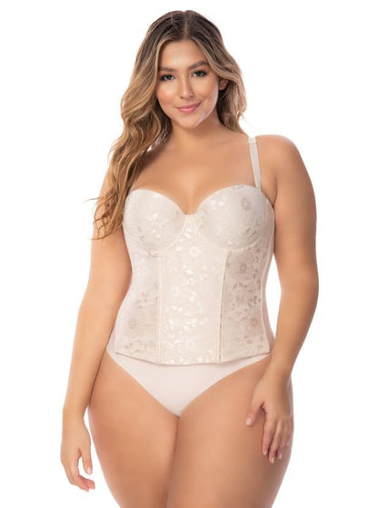 Brasier bustier tipo corset control abdomen - Marie Louise I Ropa Interior Femenina